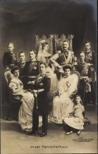 Künstler Ak Höppner, O., Unser Herrscherhaus, Das deutsche Kaiserhaus