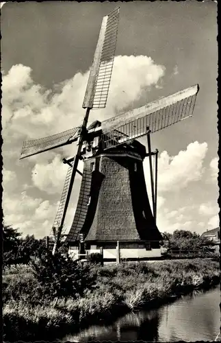 Ak Zuilen Utrecht Niederlande, Wassermühle
