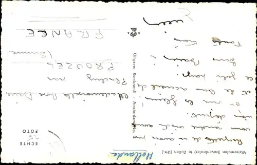 Ak Zuilen Utrecht Niederlande, Wassermühle