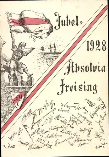 Studentika Ak Freising in Oberbayern, Absolvia 1928