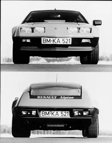 Foto Auto, Renault Alpine A 310 Modelljahr 1981, KFZ Kennz. BM KA 521