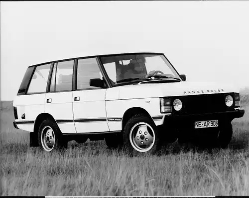 Foto Auto, Range Rover Vogue, Modelljahr 1985/86, KFZ Kennz. NE AR 908