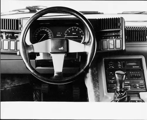 Foto Auto, Renault Alpine V6, Innenraum