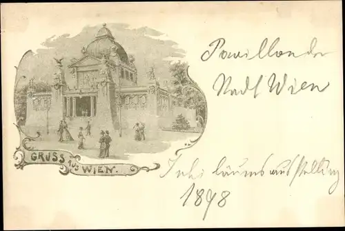 Ak Wien, Jubiläums-Ausstellung 1898