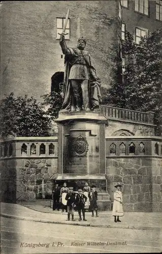 Ak Kaliningrad Königsberg Ostpreußen, Kaiser Wilhelm Denkmal