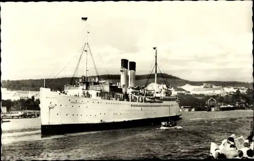 Ak Ostseebad Saßnitz, Hafen, Schwedenfähre