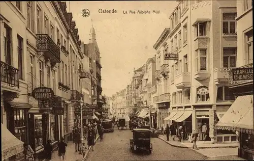 Ak Oostende Ostende Westflandern, Rue Adolphe Buyl