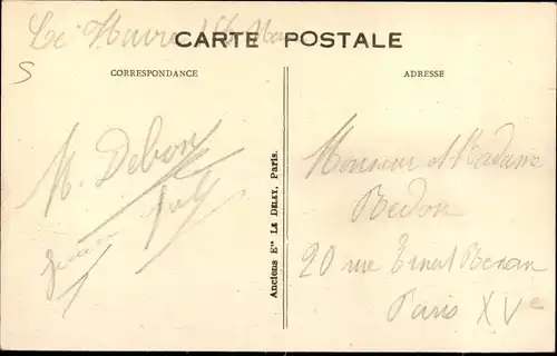 Ak Dampfer Paris, CGT, French Line