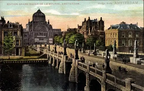 Ak Amsterdam Nordholland Niederlande, Hooge Sluis