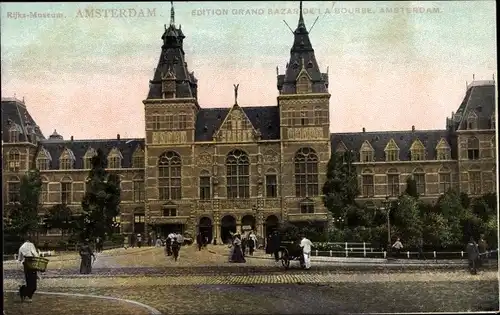 Ak Amsterdam Nordholland Niederlande, Rijks-Museum