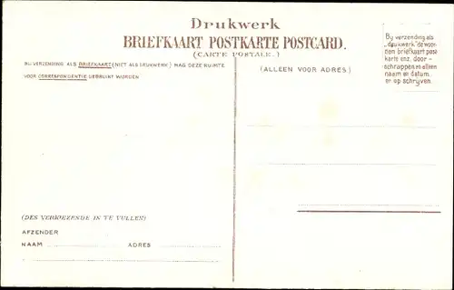 Ak Amsterdam Nordholland Niederlande, Palast für Volksvijt