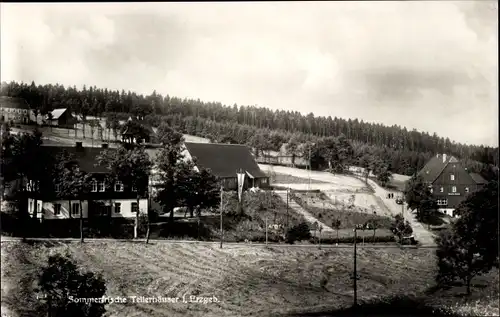 Ak Tellerhäuser Breitenbrunn im Erzgebirge, Teilansicht