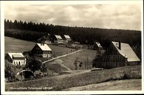 Ak Tellerhäuser Breitenbrunn Erzgebirge, Teilansicht