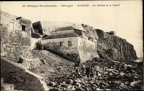 Ak Goree Dakar Senegal, Klippe und Schloss