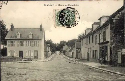 Ak Breteuil-Oise, Route de Montdidier