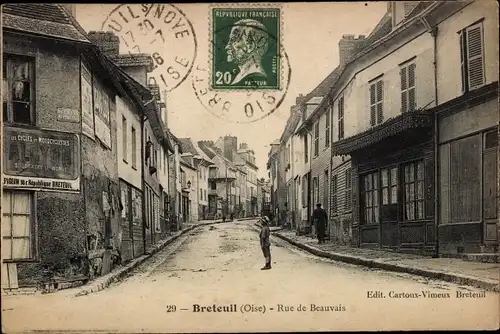 Ak Breteuil-Oise, Rue de Beauvais