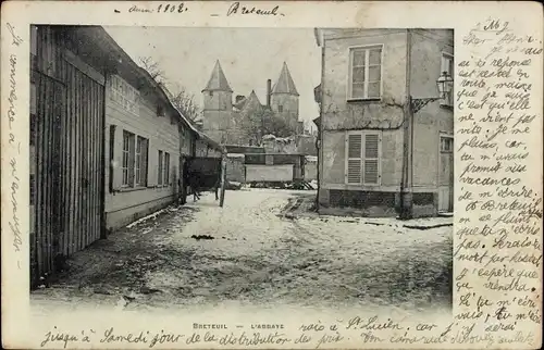 Ak Breteuil Oise, L'Abbaye