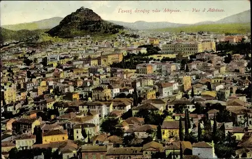 Ak Athen Griechenland, Gesamtansicht