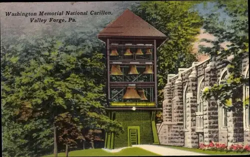 Ak Valley Forge New York USA, Washington Memorial National Carillon