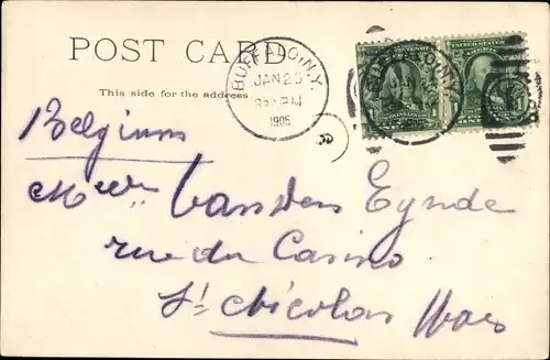 Ak Niagara Falls New York USA, Blick auf die Whirlpool Rapids