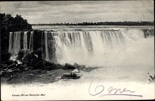 Ak Buffalo New York USA, Kanada Fall und Maid of the Mist