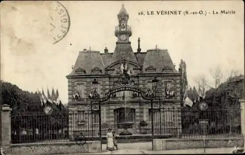 Ak Le Vésinet Yvelines, Rathaus