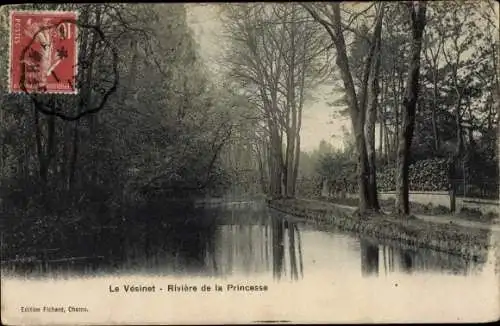 Ak Le Vésinet Yvelines, Fluss der Prinzessin