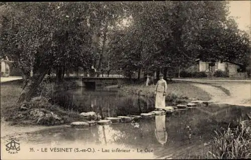 Ak Le Vésinet Yvelines, Untersee, Gue