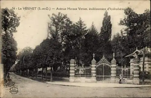 Ak Le Vésinet Yvelines, Avenue Horace Vernet, Hydrotherapie-Einrichtung