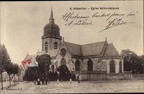 Ak Abbeville Somme, Kirche Saint-Jacques