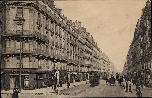 Ak Paris VI, Rue de Rennes