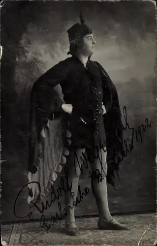 Ak Schauspieler Rudolf Weyland, Portrait, Autogramm