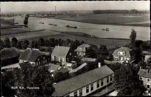 Ak Wijk Nordbrabant, Panorama, Vogelschau