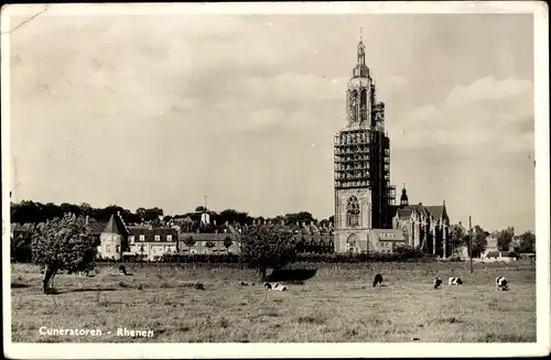 Ak Rhenen Utrecht, Cunerakirche, Turm