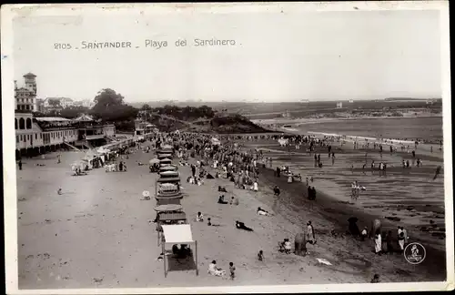 Ak Santander Kantabrien Spanien, Playa del Sardinero