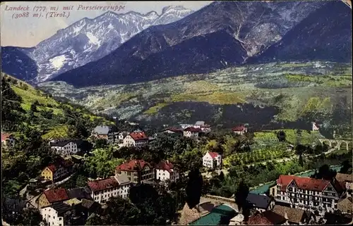 Ak Landeck in Tirol, Parseiergruppe