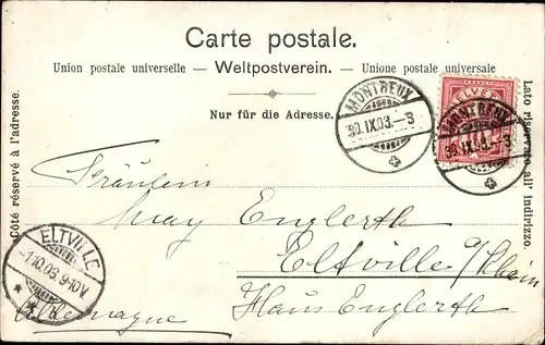 Ak Montreux Kanton Waadt Schweiz, Dent du Midi