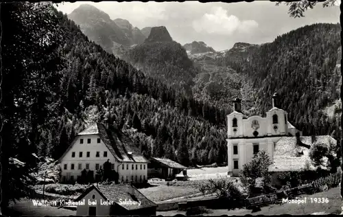 Ak Salzburg, Wallfahrt Kirchental, Panorama