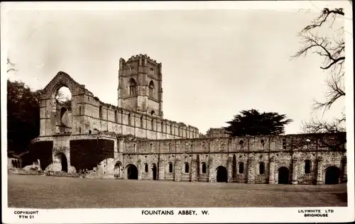 Ak North Yorkshire, Fountains Abbey