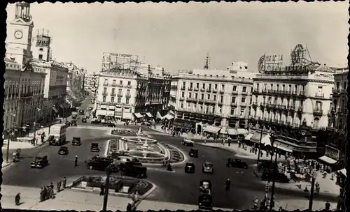 Ak Madrid Spanien, Puerta del sol