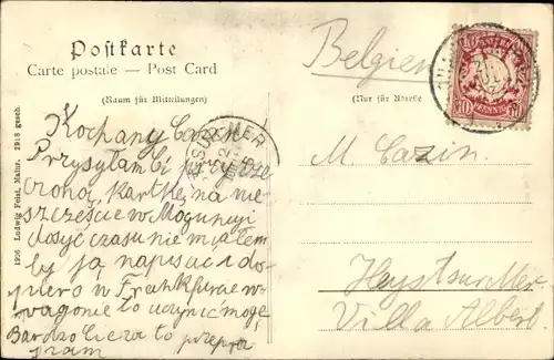 Ak Mainz am Rhein, Dom vom Höfchen