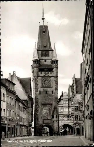 Ak Freiburg im Breisgau, Martinstor