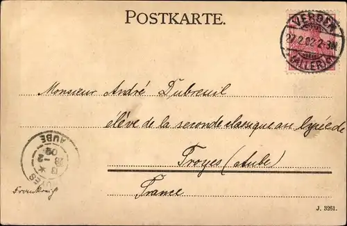 Ak Verden an der Aller, Dom