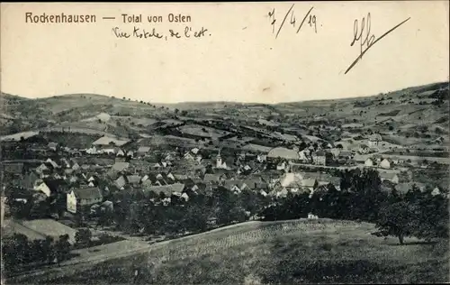 Ak Rockenhausen in der Pfalz, Panorama von Osten