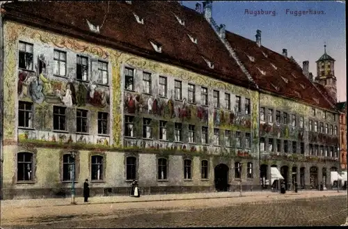 Ak Augsburg in Schwaben, Fuggerhaus