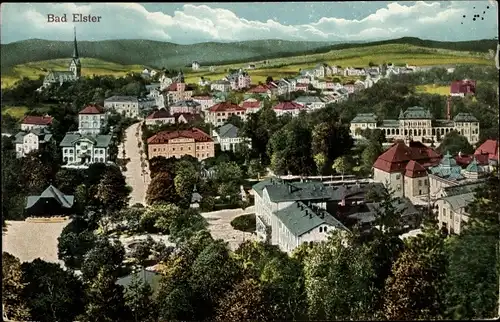 Ak Bad Elster im Vogtland, Gesamtansicht