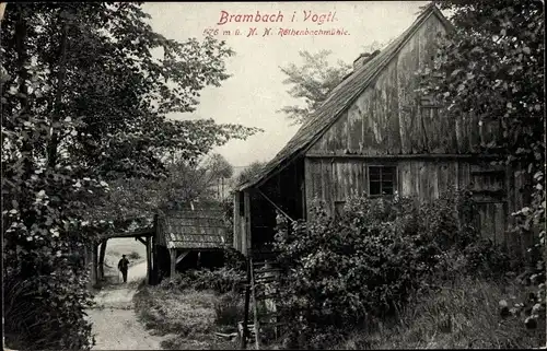 Ak Bad Brambach im Vogtland, Röthenbachmühle