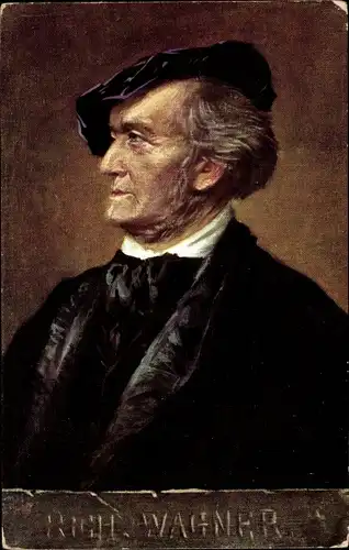 Ak Komponist, Dramatiker und Dichter Richard Wagner