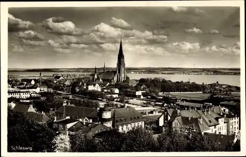 Ak Schleswig an der Schlei, Totalansicht