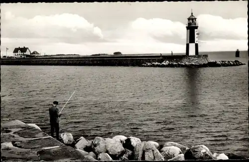 Ak Schönhagen Brodersby an der Ostsee, Schleimündung, Leuchtturm